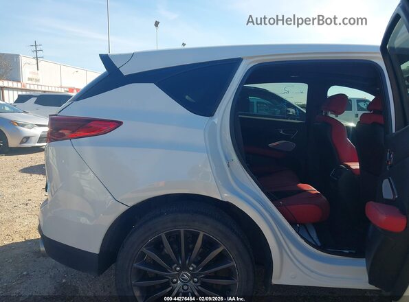 5J8TC2H8XNL005935 2022 ACURA RDX White VIN კოდის სტიკერის ხედი