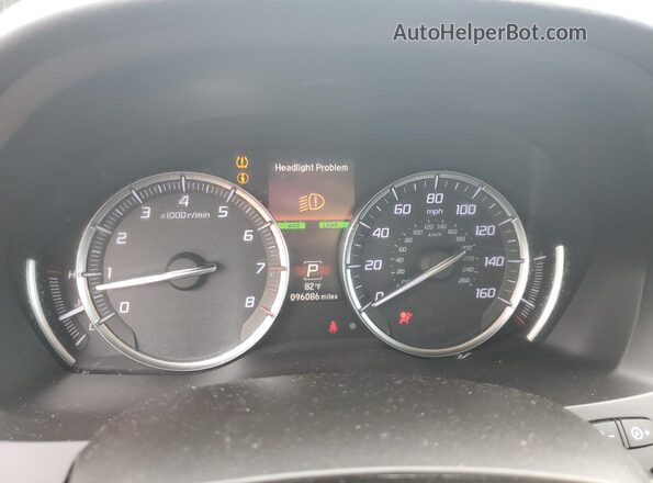 5J8YD3H56KL009992 2019 ACURA MDX Black 