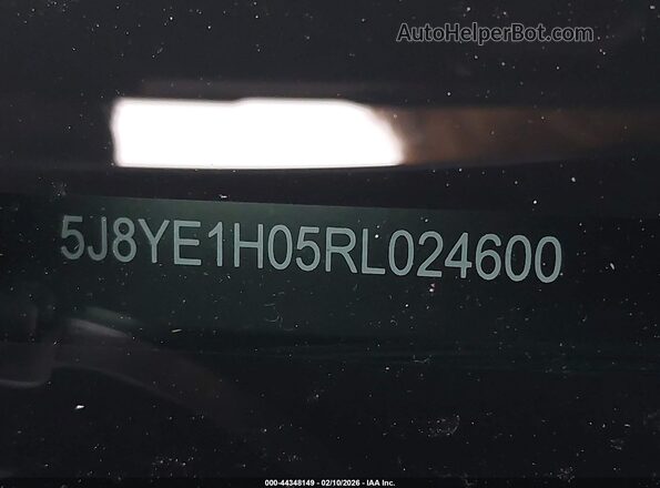 5J8YE1H05RL024600 2024 ACURA MDX Black Vista del compartimento del motor