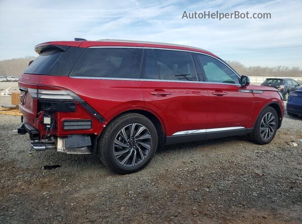 5LM5J6WC7SGL31409 2025 LINCOLN AVIATOR Red უკანა მარჯვენა