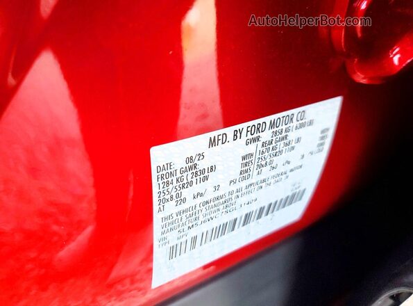 5LM5J6WC7SGL31409 2025 LINCOLN AVIATOR Red სალონის 360-გრადუსიანი ხედი