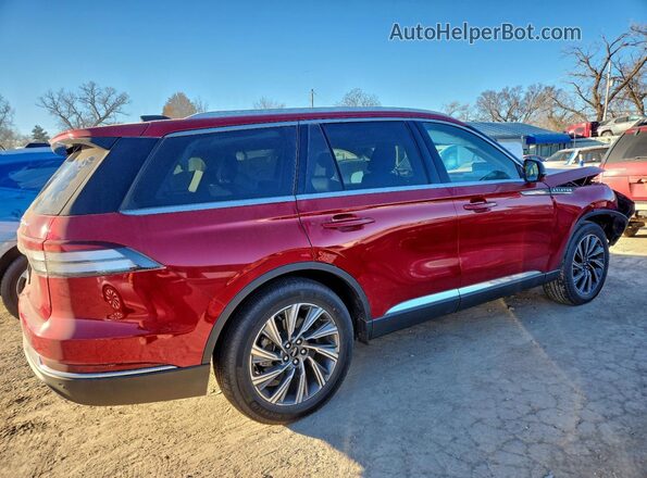 5LM5J7WC3SGL06321 2025 LINCOLN AVIATOR Red Rear right