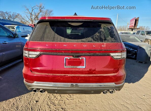 5LM5J7WC3SGL06321 2025 LINCOLN AVIATOR Red Rear view