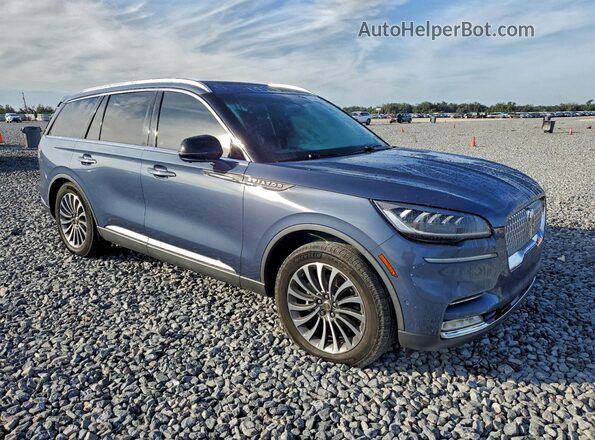 5LM5J7WC4MGL05455 2021 LINCOLN AVIATOR Blue Առջևի աջ