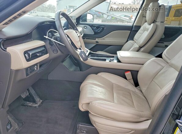 5LM5J7XC3NGL02210 2022 LINCOLN AVIATOR Black წინა სალონის ხედი