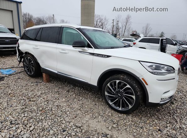 5LM5J7XC5LGL34234 2020 LINCOLN AVIATOR White Przód prawy