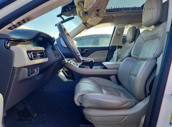 5LM5J7XC5LGL34234 2020 LINCOLN AVIATOR White Widok wnętrza z przodu