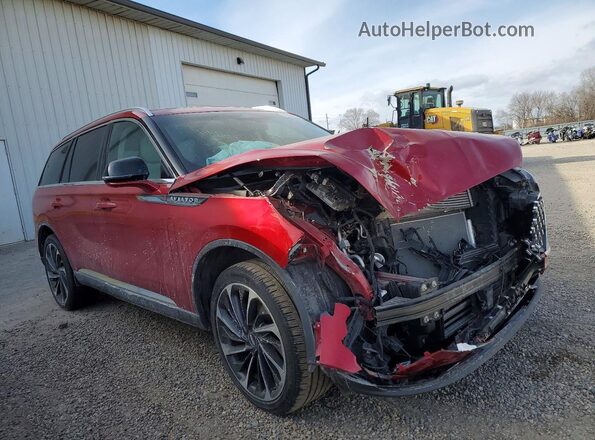 5LM5J7XC5SGL06593 2025 LINCOLN AVIATOR Red Առջևի աջ