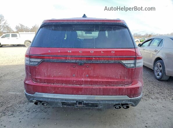 5LM5J7XC5SGL06593 2025 LINCOLN AVIATOR Red Հետևի տեսք