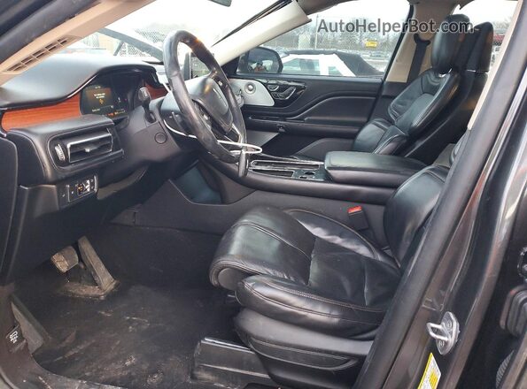 5LM5J7XC6LGL10976 2020 LINCOLN AVIATOR Charcoal Front interior view