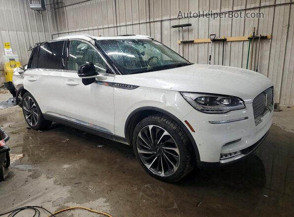 5LM5J7XC6MGL18982 2021 LINCOLN AVIATOR White Delantero derecho