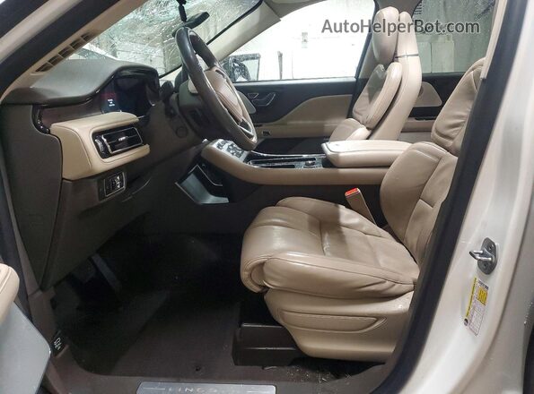 5LM5J7XC6MGL18982 2021 LINCOLN AVIATOR White Vista interior delantera