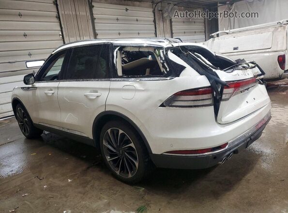 5LM5J7XC6MGL18982 2021 LINCOLN AVIATOR White Trasero izquierdo
