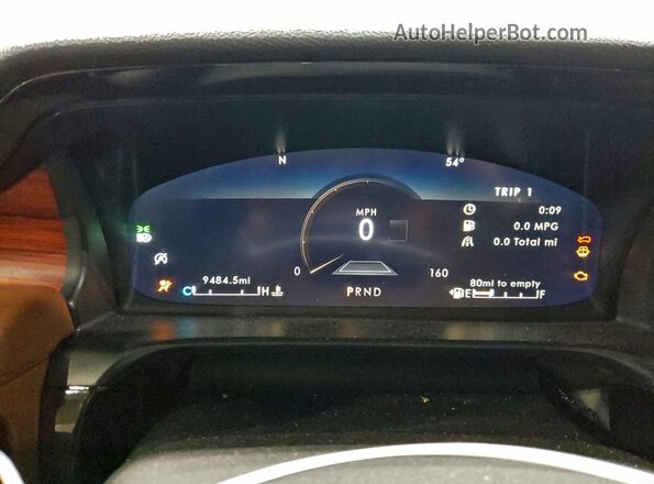 5LM5J7XC9RGL08499 2024 LINCOLN AVIATOR Gray Widok zestawu wskaźników