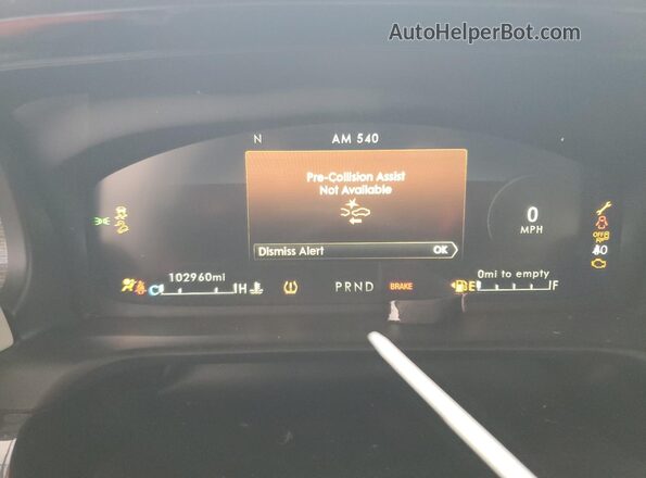 5LM5J9XC0LGL02013 2020 LINCOLN AVIATOR White Instrument cluster view