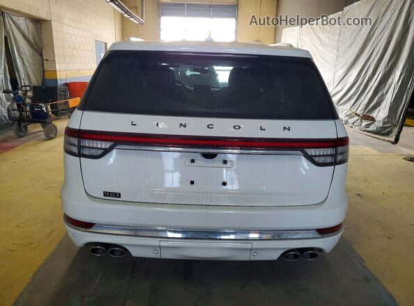 5LM5J9XC3NGL07886 2022 LINCOLN AVIATOR White უკანა ხედი