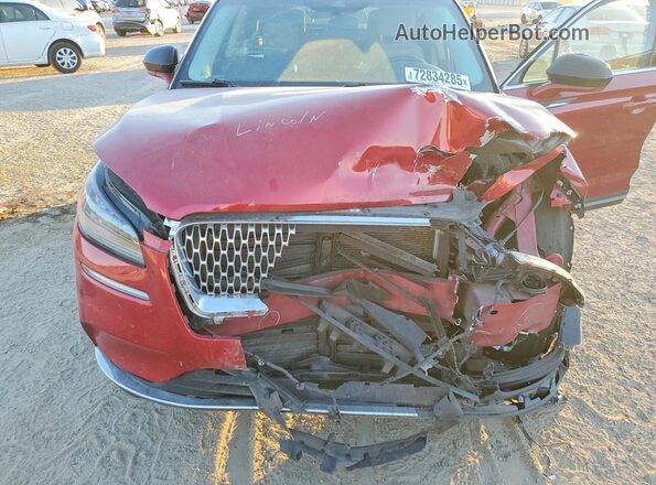 5LMCJ1D91LUL15436 2020 LINCOLN CORSAIR Red Engine compartment view