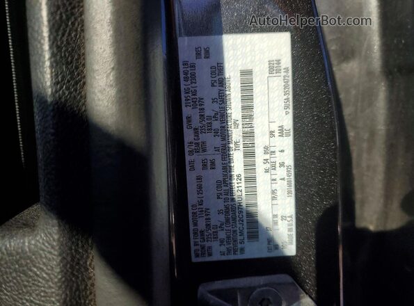 5LMCJ2C97HUL21126 2017 LINCOLN MKC Black Вид наклейки з VIN-кодом