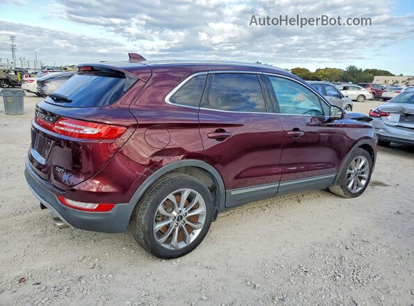 5LMCJ2C98HUL32796 2017 LINCOLN MKC Maroon Przód prawy