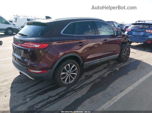 5LMCJ2C9XGUJ19699 2016 LINCOLN MKC Red Задня права чверть