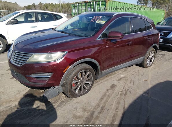 5LMCJ2C9XGUJ19699 2016 LINCOLN MKC Red Передня ліва чверть