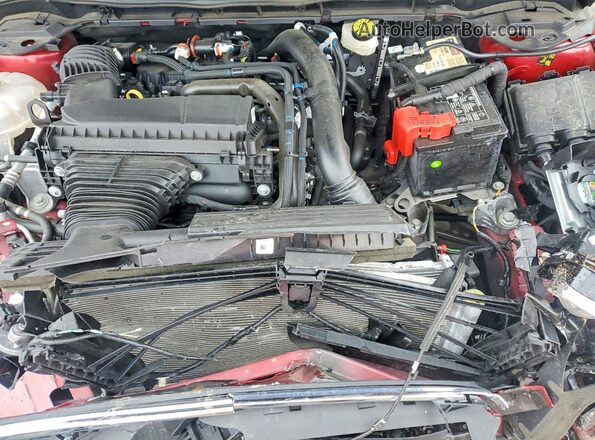 5LMCJ2DA6RUL03887 2024 LINCOLN CORSAIR Red Engine compartment view