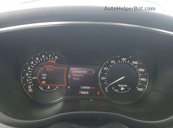 5LMCJ3D92GUJ12654 2016 LINCOLN MKC Tan Vista del cuadro de instrumentos