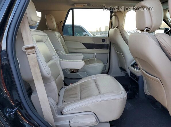 5LMJJ2HT7JEL05469 2018 LINCOLN NAVIGATOR Black Vista de los asientos traseros
