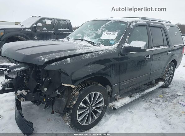 5LMJJ2JT7HEL06447 2017 LINCOLN NAVIGATOR Black Przód lewy