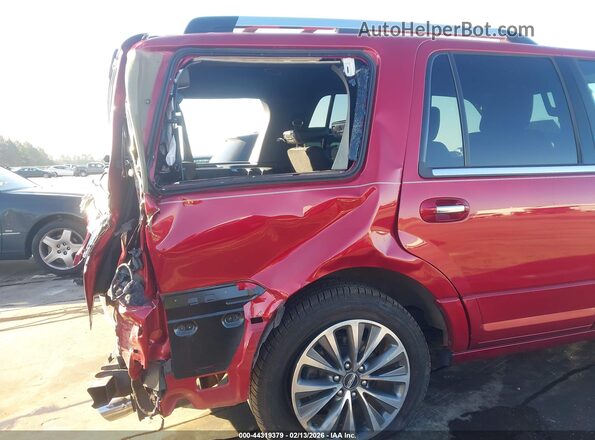 5LMJJ2JTXGEL10345 2016 LINCOLN NAVIGATOR Red Vista frontal