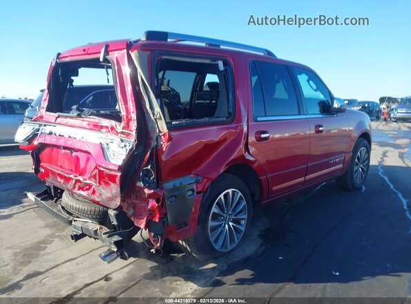 5LMJJ2JTXGEL10345 2016 LINCOLN NAVIGATOR Red Trasero derecho