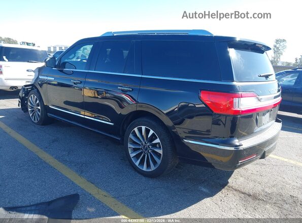 5LMJJ2KT0MEL03009 2021 LINCOLN NAVIGATOR Black Trasero izquierdo