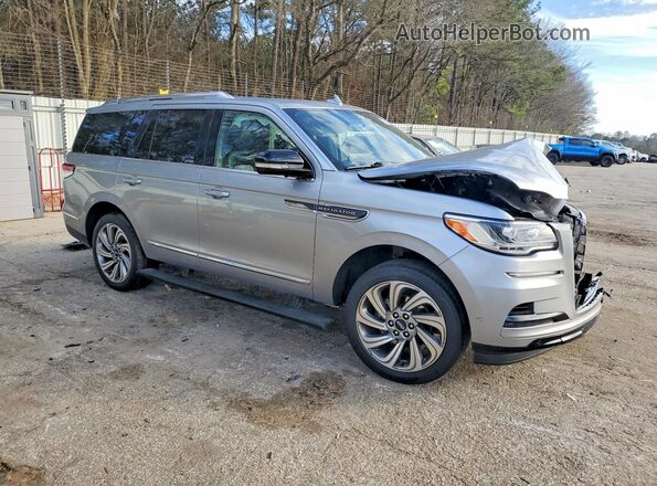 5LMJJ2KT0NEL10155 2022 LINCOLN NAVIGATOR Серебряный Передняя правая четверть