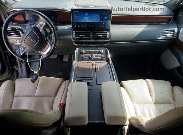5LMJJ2LGXPEL10846 2023 LINCOLN NAVIGATOR Black Widok deski rozdzielczej