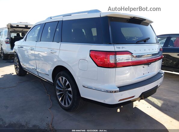 5LMJJ2LT0MEL20441 2021 LINCOLN NAVIGATOR White Հետևի ձախ