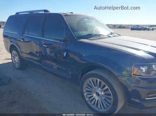 5LMJJ3HT0HEL12277 2017 LINCOLN NAVIGATOR L Синий Вид спереди