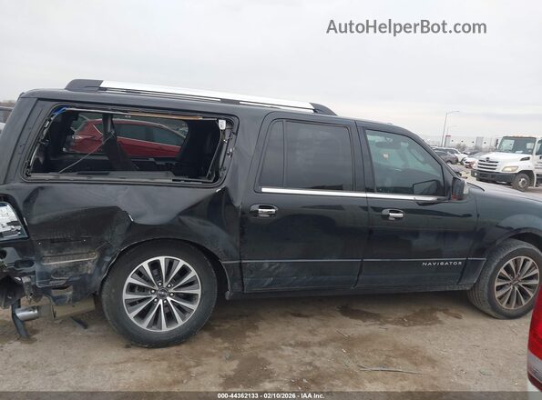5LMJJ3HT8GEL03499 2016 LINCOLN NAVIGATOR L Black Вид задньої частини салону