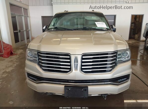 5LMJJ3JT2HEL02845 2017 LINCOLN NAVIGATOR L Beige Widok zestawu wskaźników