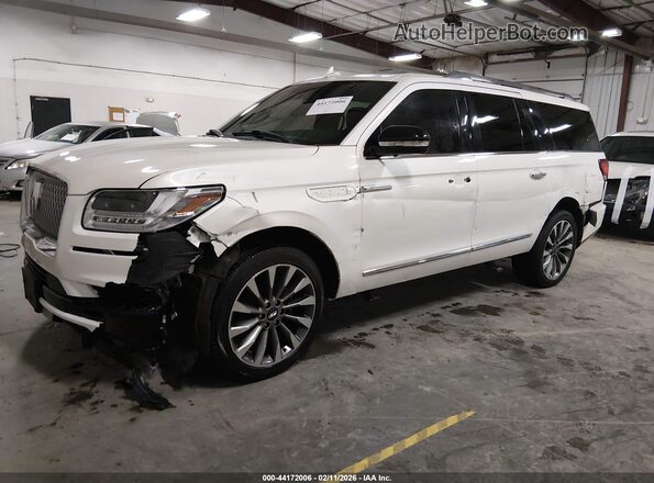5LMJJ3JT6KEL07294 2019 LINCOLN NAVIGATOR L SELECT 4 Белый Передняя левая четверть