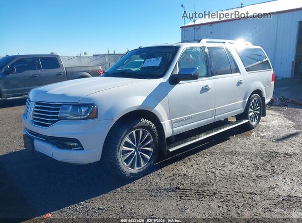 5LMJJ3JTXGEL06673 2016 LINCOLN NAVIGATOR L White Przód lewy