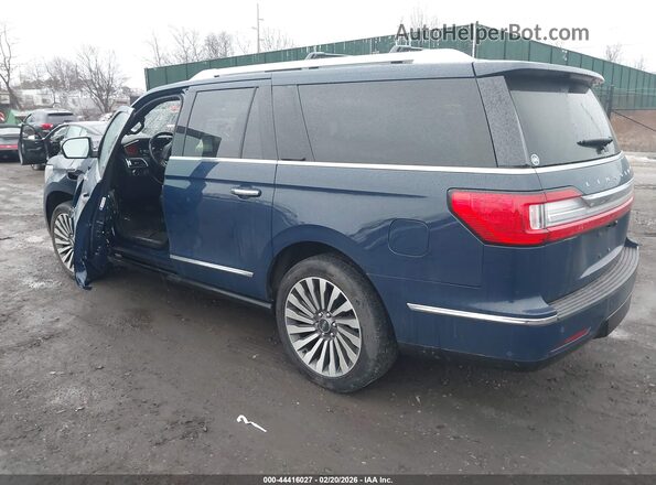 5LMJJ3LT0JEL04080 2018 LINCOLN NAVIGATOR L Синий Задняя левая четверть