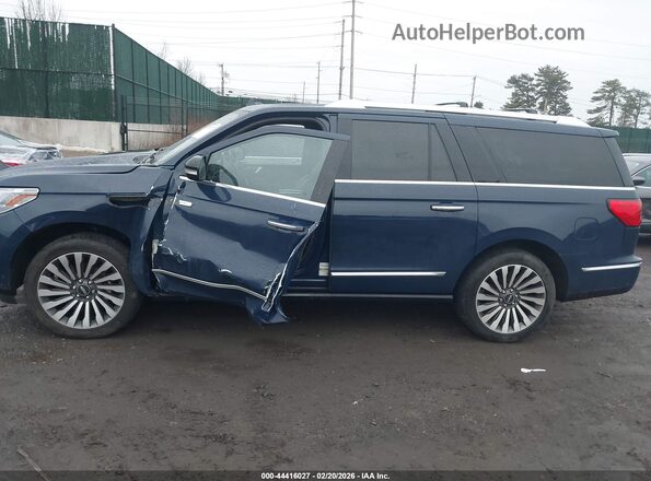 5LMJJ3LT0JEL04080 2018 LINCOLN NAVIGATOR L Синий Панорамный вид салона 360°