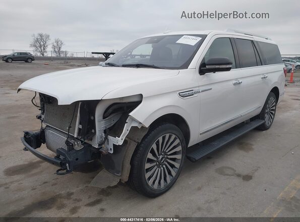 5LMJJ3LT2KEL00677 2019 LINCOLN NAVIGATOR L White Przód lewy