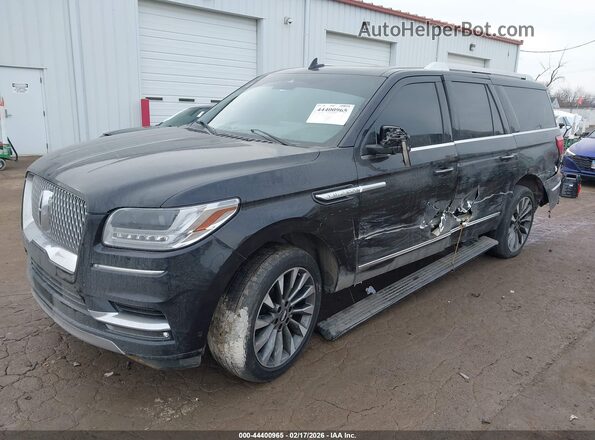 5LMJJ3LT2MEL21306 2021 LINCOLN NAVIGATOR Black Vista tres cuartos delantera izquierda