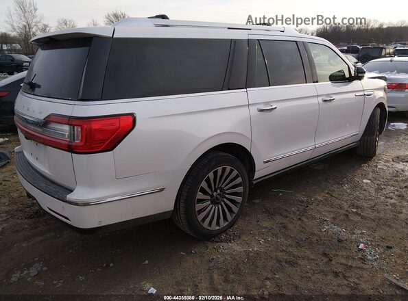 5LMJJ3LT7JEL09972 2018 LINCOLN NAVIGATOR L White Задня права чверть