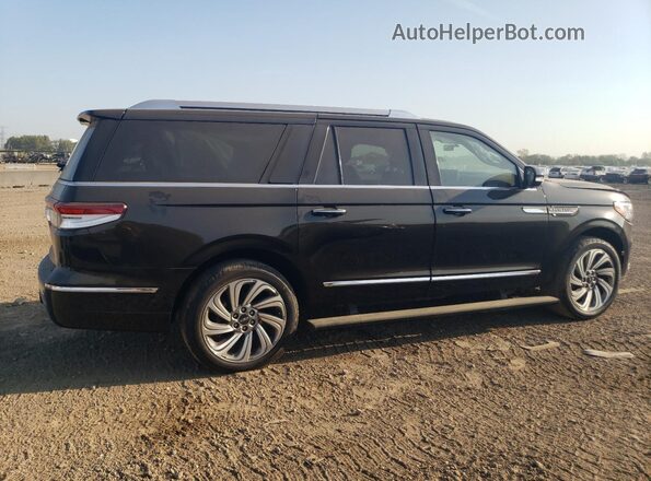 5LMJJ3NT2NEL13818 2022 LINCOLN NAVIGATOR Black Задня права чверть