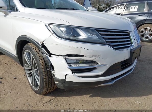 5LMTJ3DH7GUJ15735 2016 LINCOLN MKC White წინა ხედი
