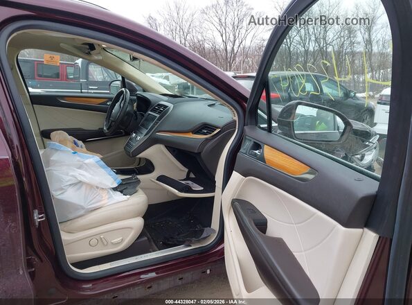 5LMTJ3DH7GUJ18134 2016 LINCOLN MKC Burgundy Vista interior delantera