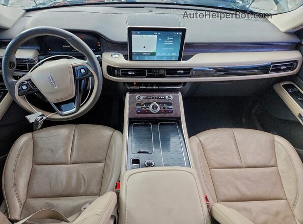 5LMYJ8XY0NNL02255 2022 LINCOLN AVIATOR Black Vista del salpicadero