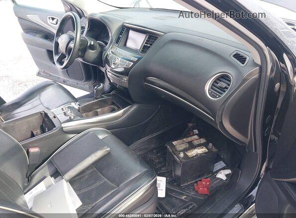 5N1AL0MM0GC529994 2016 INFINITI QX60 Black Front interior view